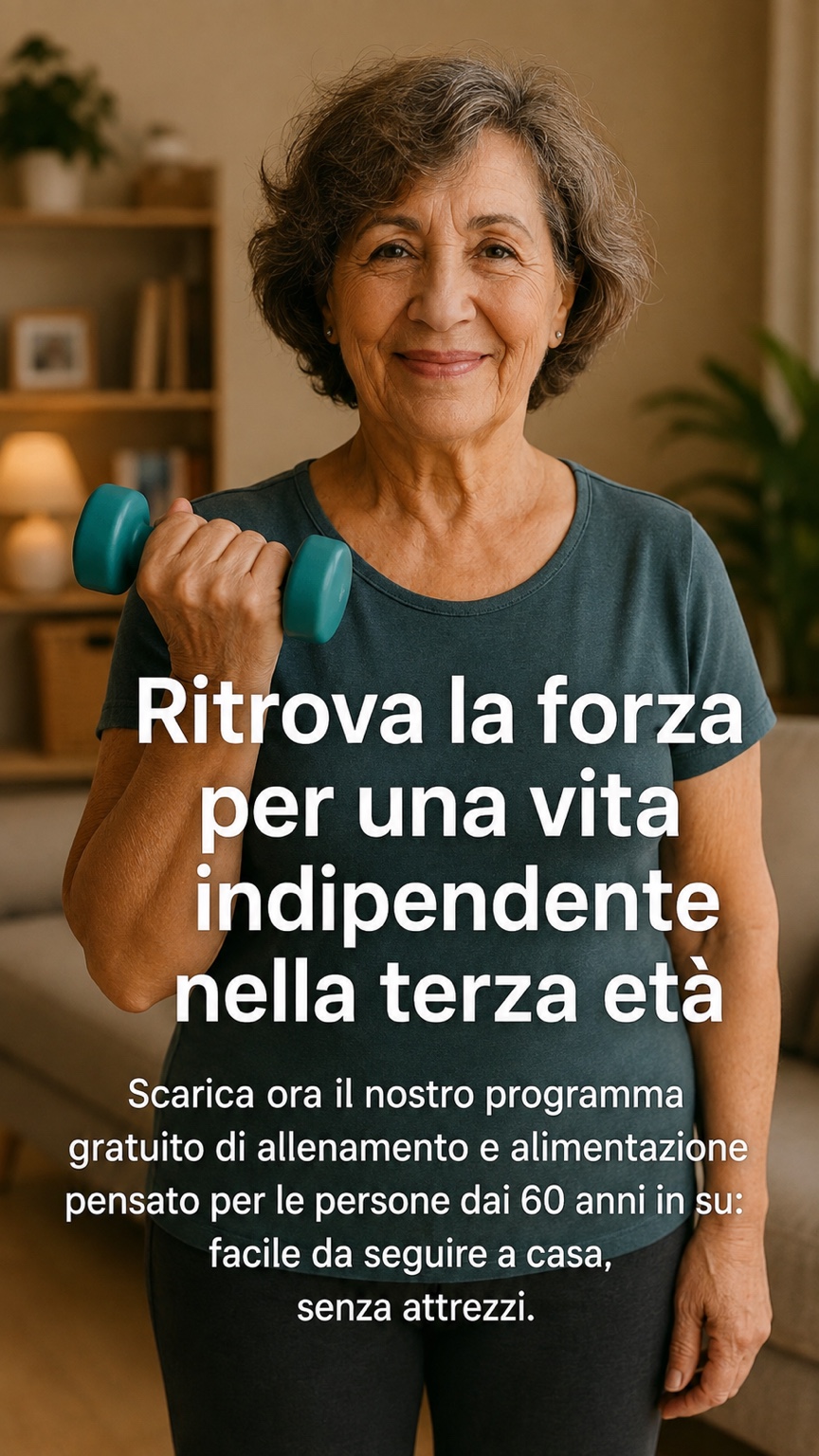 Ritrova la forza per una vita indipendente nella terza età