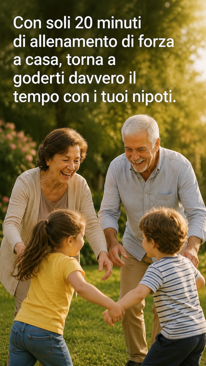Allenamento e tempo con i nipoti