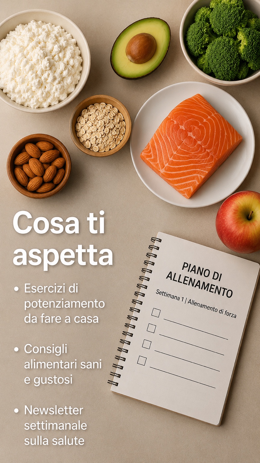 Piano di allenamento e consigli alimentari
